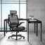 Fauteuil de direction en filet avec appui-tête