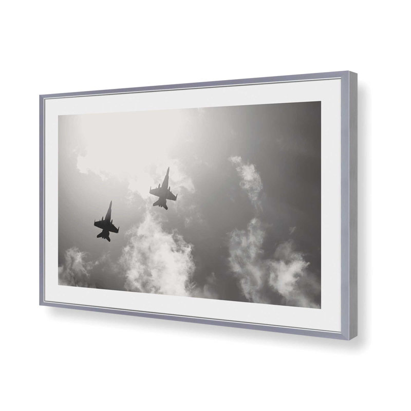 Skyward Flight, reproduction sur papier mat d'archives, H 12,25 po x l 15,25 po, Chrome poli