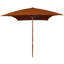 Aydin 200 cm W X 300 cm D Rectangular Market Parasol with Pulley Lift-157002713