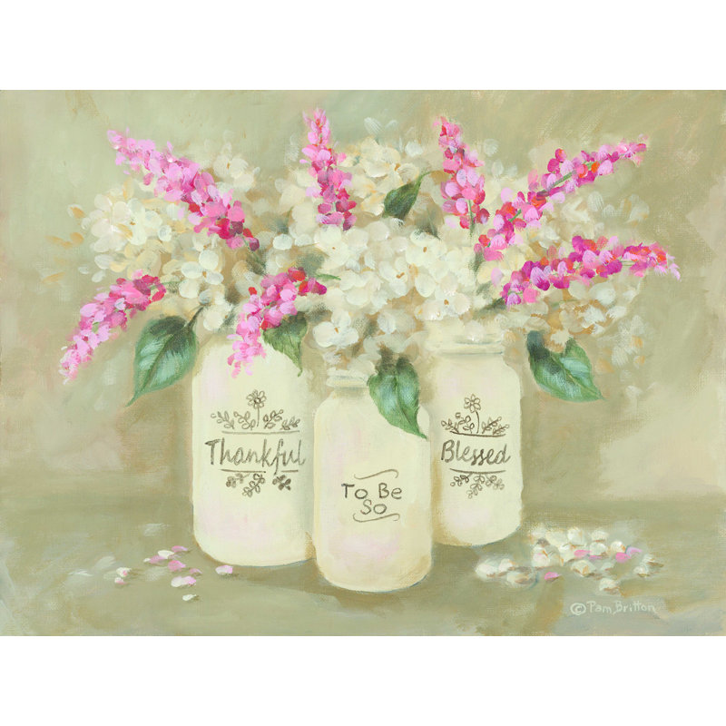 «Thankful To Be So Blessed», reproduction sur toile tendue, H 12 po x l 16 po