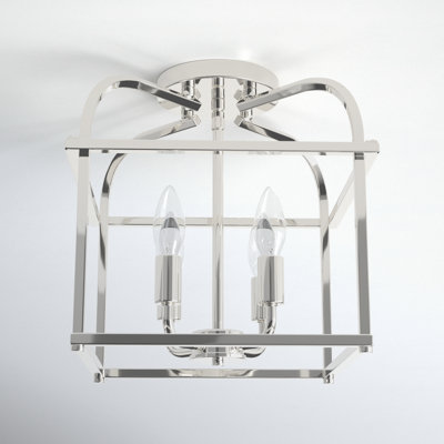Condor 4-Light Dimmable Semi Flush Mount