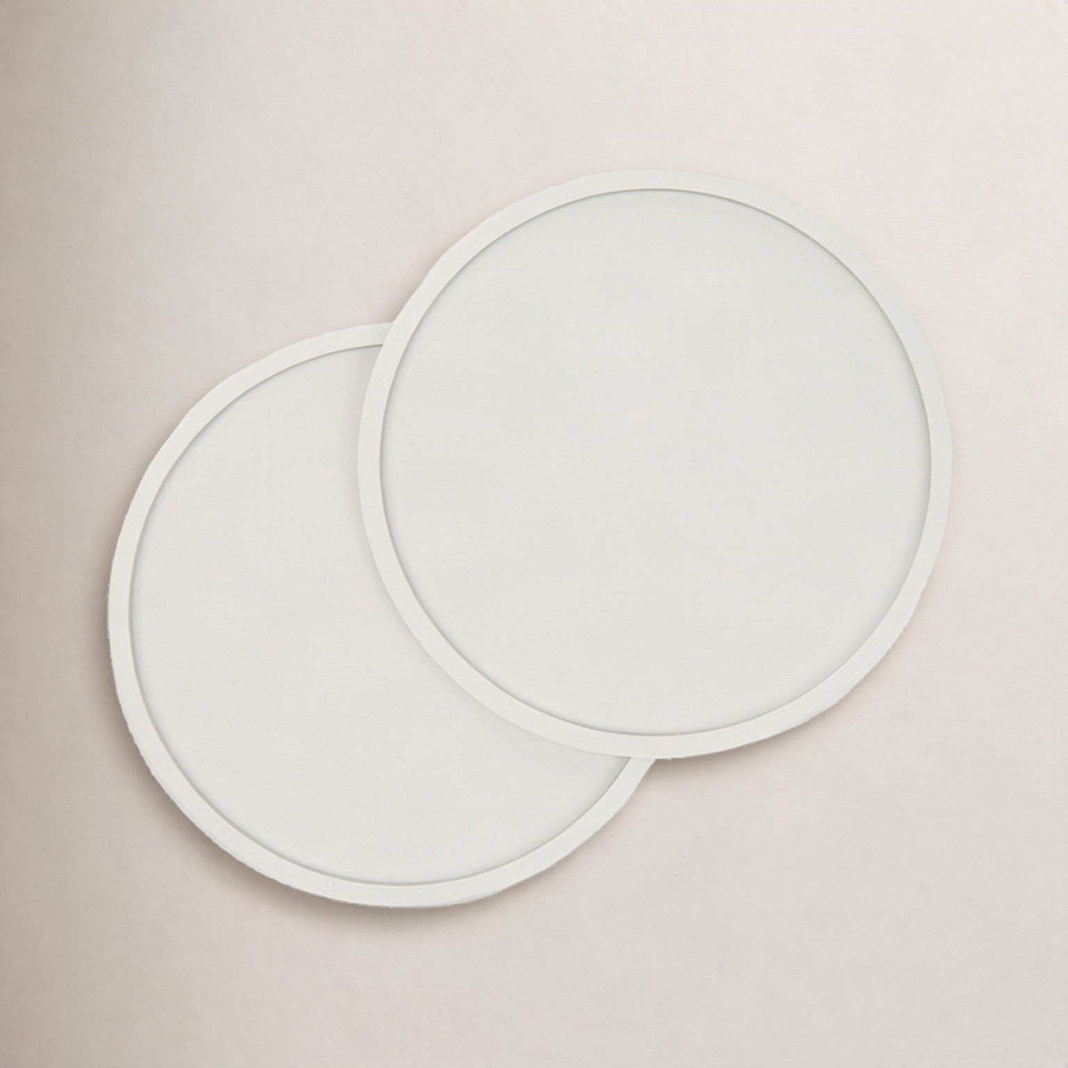 Circle Habit Pet Feeding Mat, Small (6"), Light Gray