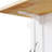 K&K 53Inch Large Kitchen Island With Drop Leaf, Power Outlet, Door Internal Storage Rack, Rolling Kitchen Cart On 5 Wheels With 5 Open Side Racks For Kitchen, Dining Room,White(Not Include Bar Stools)-1194168519