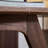 Modern Rectangular Black Walnut Solid Wood Desk-238148414