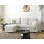 Corner Sofa Bed NASSJO Faux Linen Light Beige 3 Seater-1320390232-1320390242
