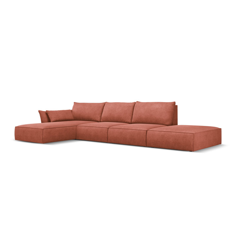 Lener 5 Seater Corner Sofa , Brown