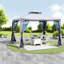 Auvents portables et pavillons de jardin (doit inclure le cadre), patio moderne en acier
