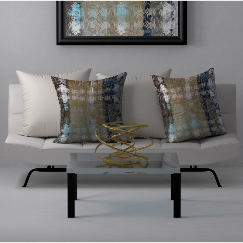 Housse de coussin carrée/insert, 20 po x 20 po