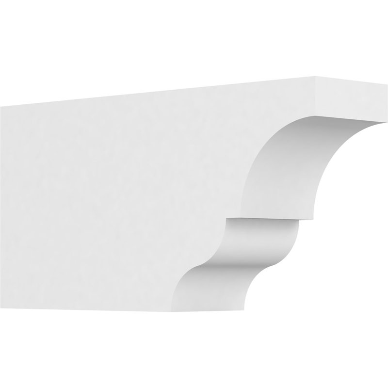 Standard Asheboro Architectural Grade PVC Rafter Tail, 6"H x 3"W x 12"D