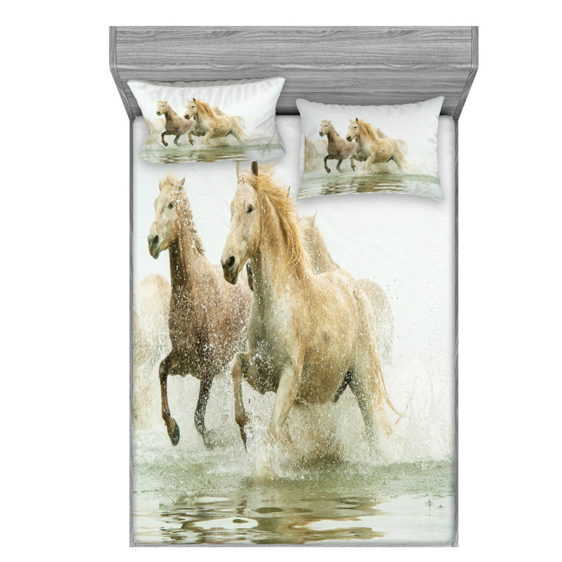 Microfiber Sheet Set, Full Sheet Set with Fitted Sheet