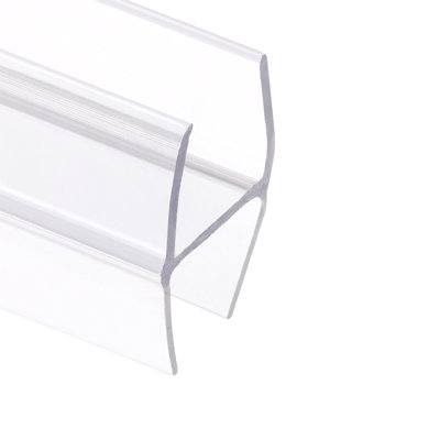 Prime-Line 1/2 in. Glass Shower Door H Bottom Seal or Vertical Side Seal, Clear, 78 in., Fits Frameless Door (Single Pack)