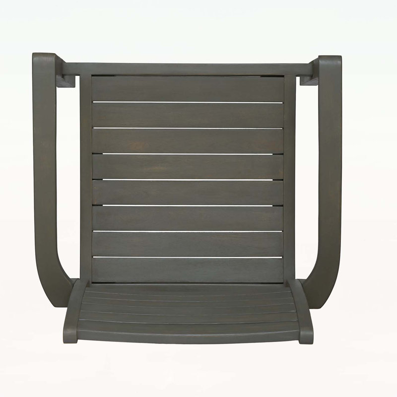 Charming Stackable Outdoor Chair Set for Relaxing and Entertaining, Grey