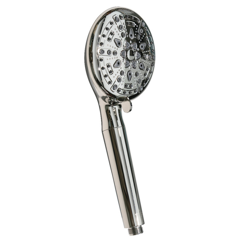 Douche à main 9 fonctions Kingston, Nickel poli