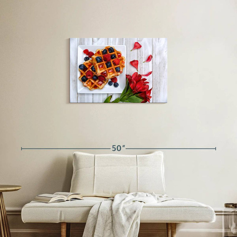 Yarlin Berry Waffles, 20" H x 30" W