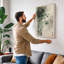 Bamboo in Mist Japandi - Wrapped Canvas-331778117-331778119