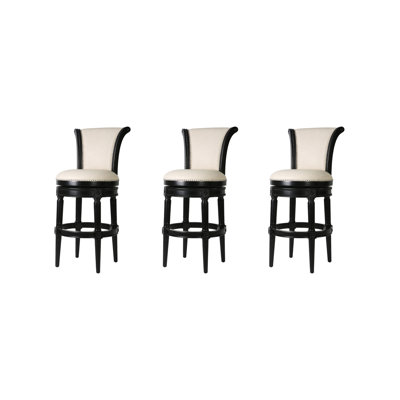 Upholstered Swivel Counter and Bar Stool