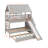 Twin Over Twin Bunk Bed With Trundle-303855705