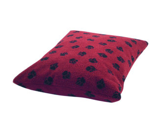 Sherpa Fleece Fleece Pet Bed, Large (87cm x 138cm), Wine