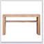 Console rustique en bois massif avec tablette de rangement