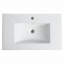 30 Inch Bathroom Ceramic Sink Basin, White