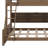Twin XL Over Queen Bunk Bed With Storage, Solid Wood Bunk Bed With Storage Cabinets And USB Ports-594869036