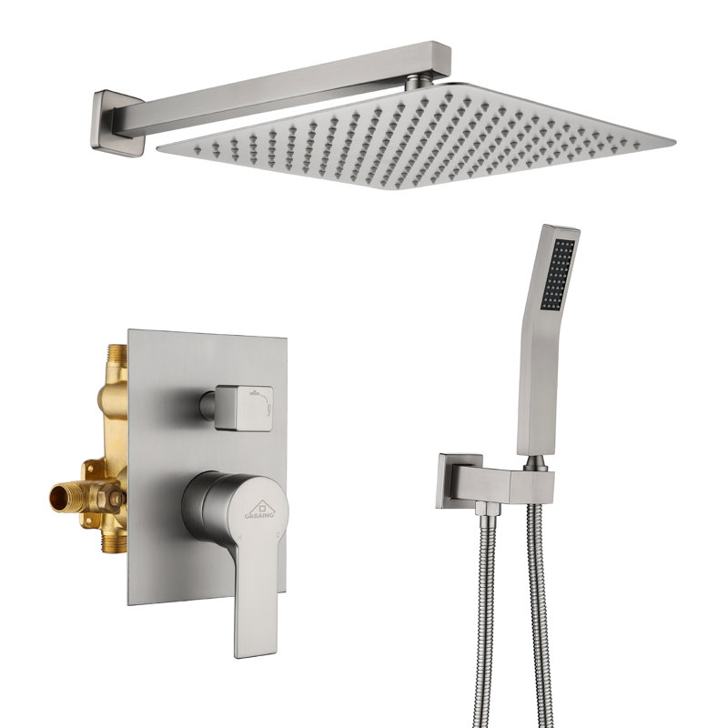 Pressure-Balanced (Temperature And Volume) with Rough in-Valve, Brushed Nickel