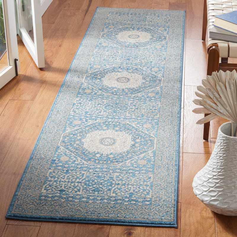 Sofia Performance Oriental Rug, Square 6'7"