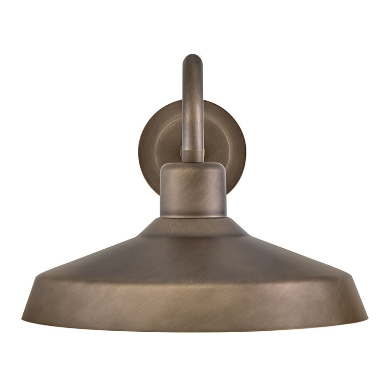 Hinkley Forge Medium Wall Mount Lantern, Brown