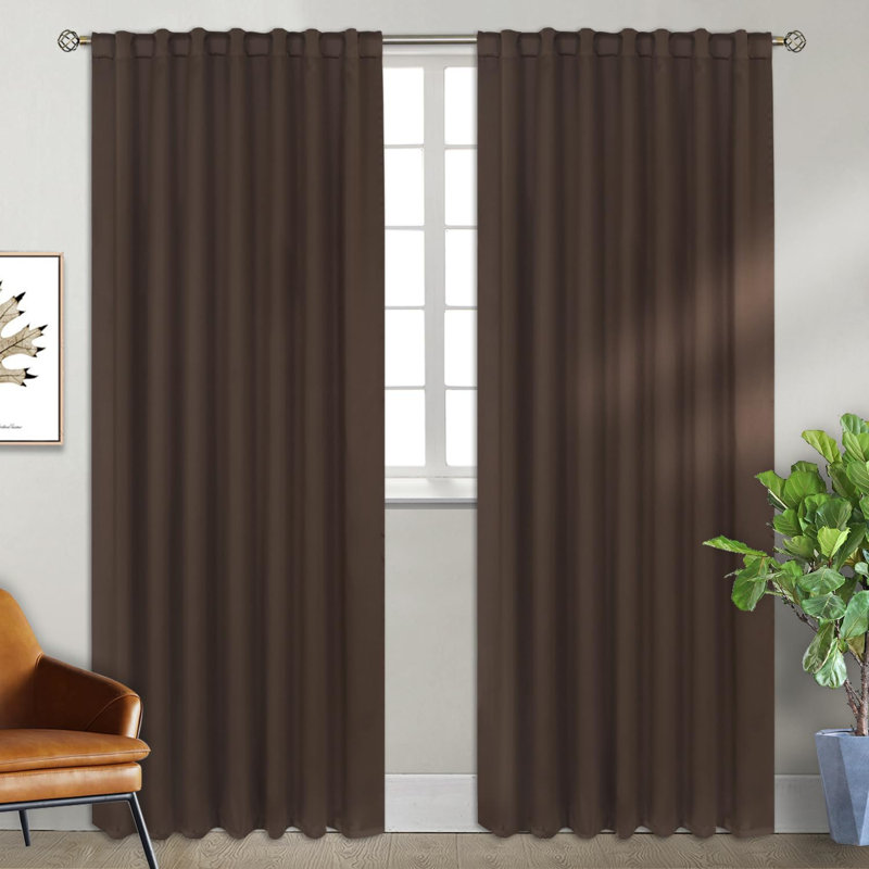 Wide Blackout Curtains 84 Inch