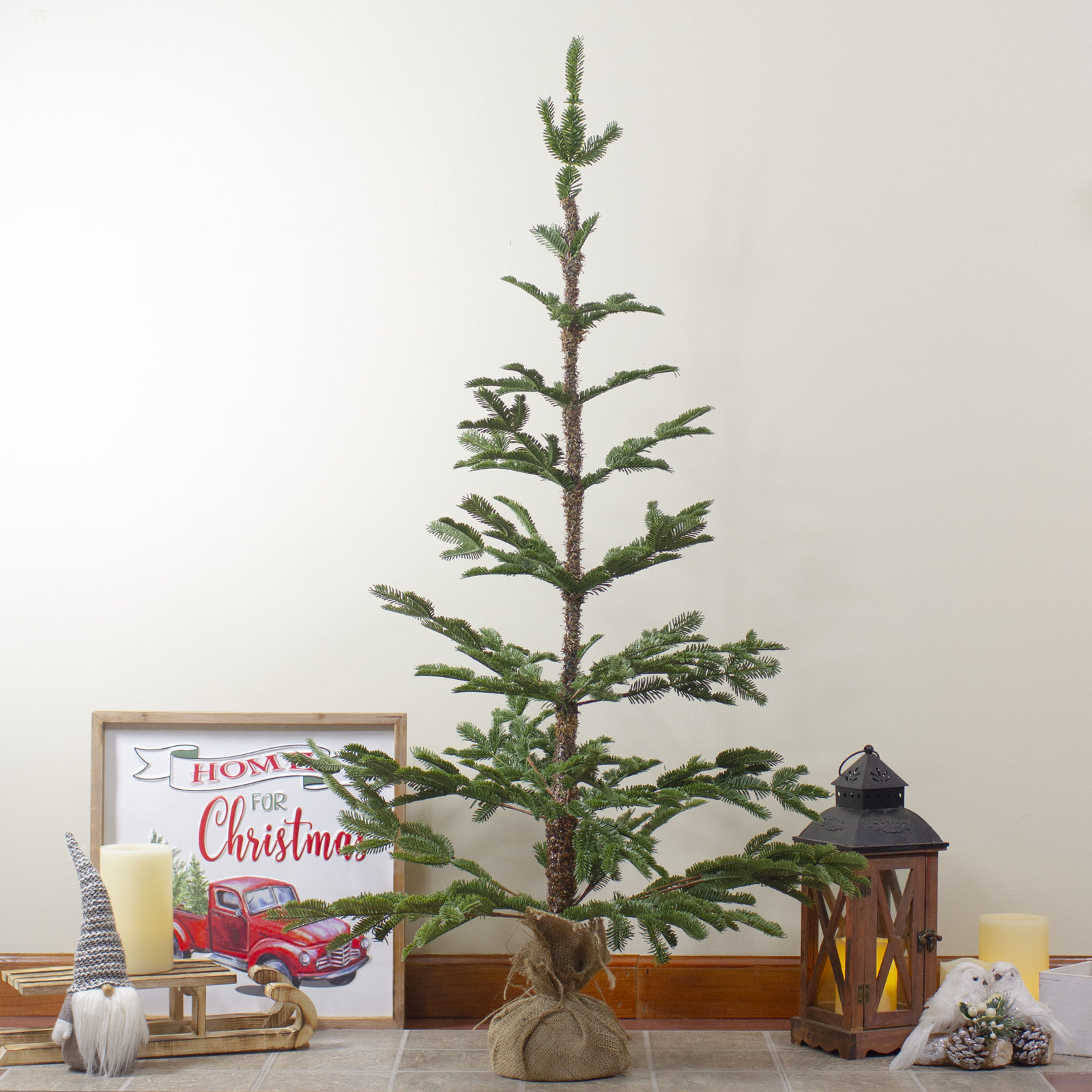 Ponderosa Pine Christmas Tree, 4' H