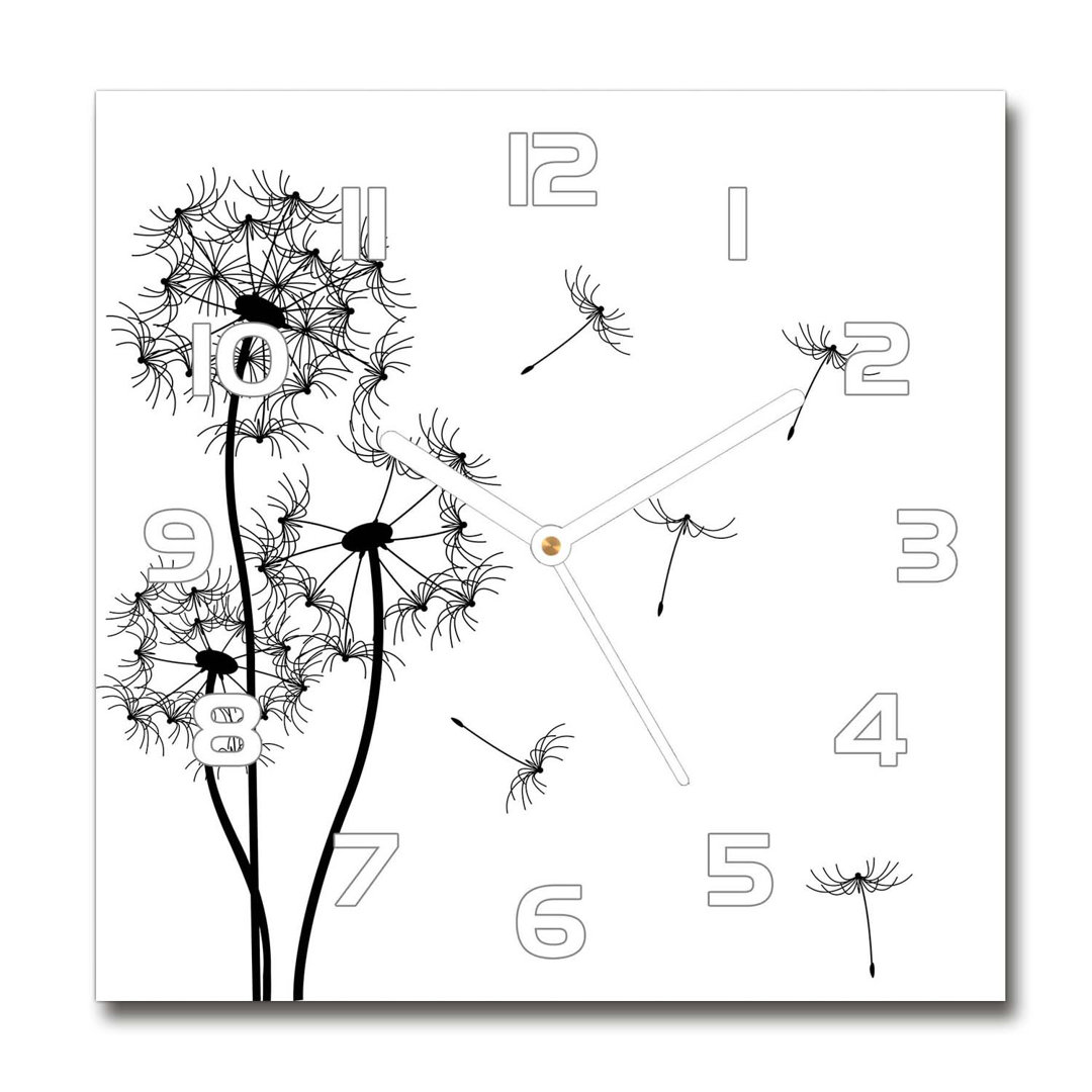 Analoge Wanduhr Dandelions 60 cm Geräuschlos