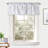 Darby Floral Tailored 52'' W Window Valance in