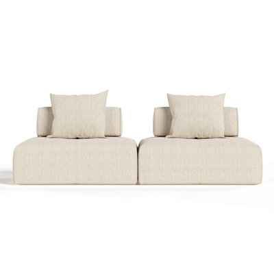 Canapé modulaire sans accoudoirs 85 po Tanieka
