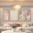 7 - Light Dimmable Capiz Shell Chandelier