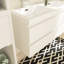 Angela 47'' Double Bathroom Vanity with Resin Top-97827226