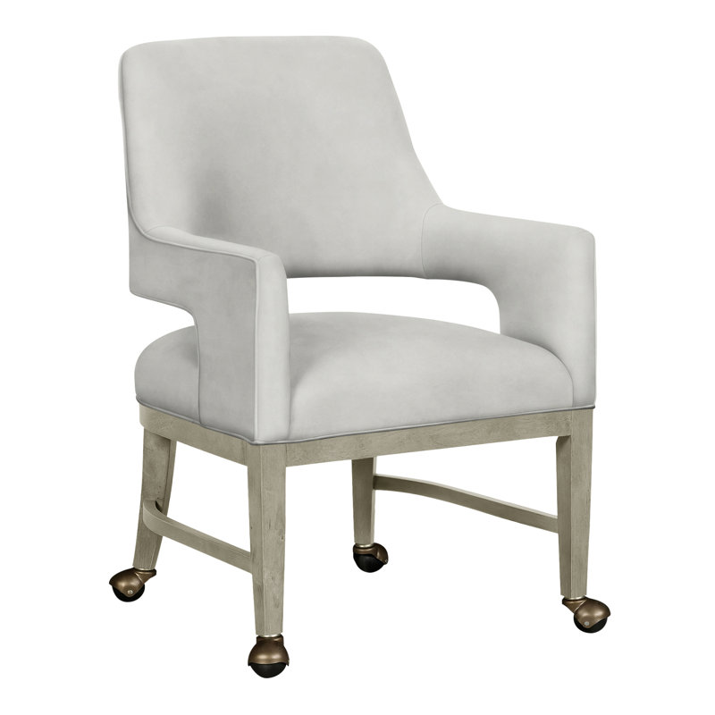 Chaise avec accoudoirs Josie Grande, Amande chamois, 9800 Carrière