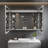 Cynethia Surface/Recessed Mount Medicine Cabinet with Mirror and 3 Adjustable Shelves, Rounded Edge, LED Lighting, Fog-free-78963287