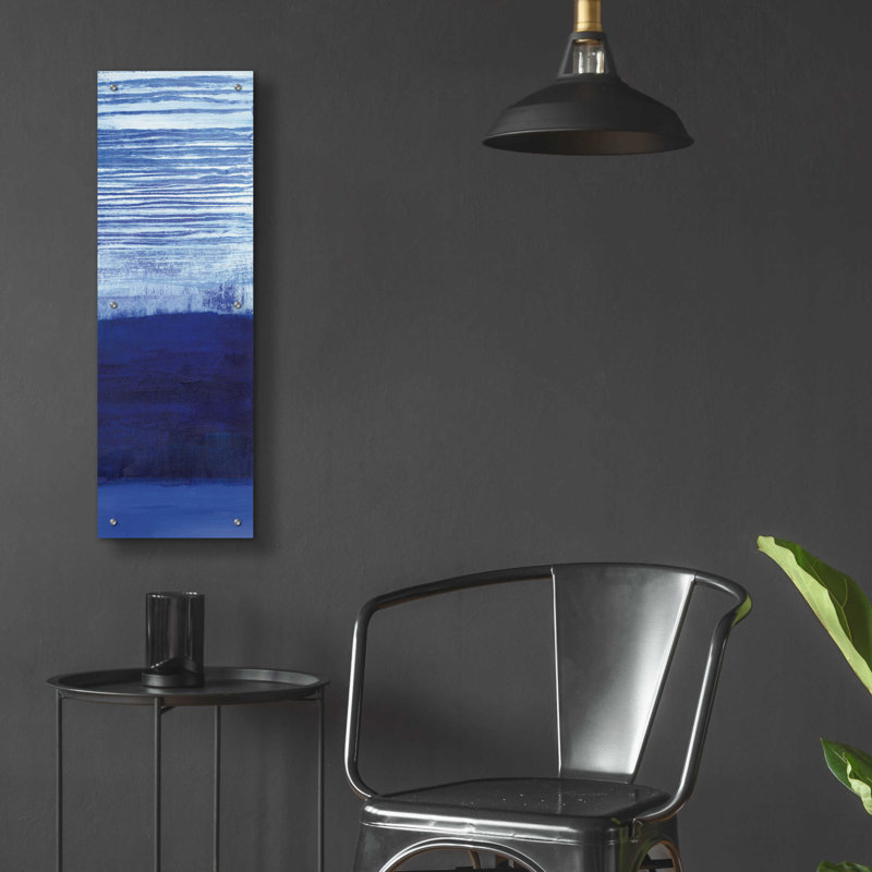 "Blue Haze III" par Jo Maye, H 36 po x l 12 po