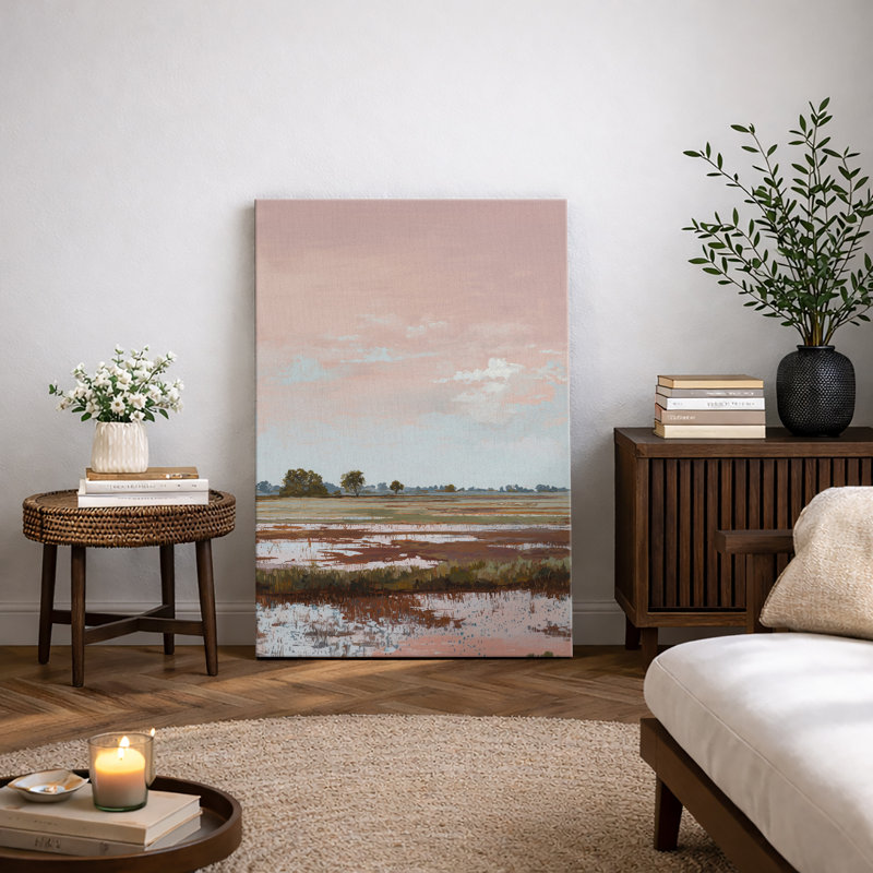 «Rolling Hills Landscape», chambre à coucher, impression sur toile encadrée, impression sur toile, Toile tendue