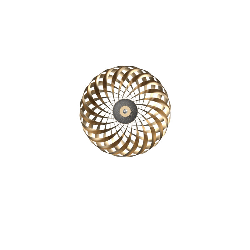 Applique murale Selma, Naturel, H 23,62 po x l 23,62 po x P 7,87 po