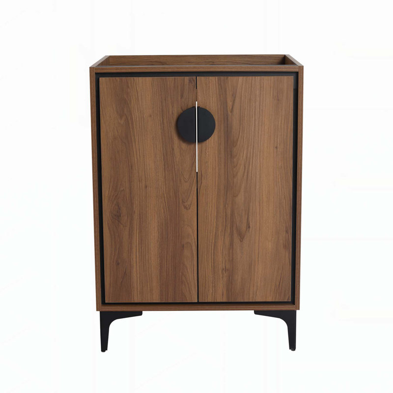 Meuble-lavabo moderne avec portes à fermeture douce et rangement spacieux
