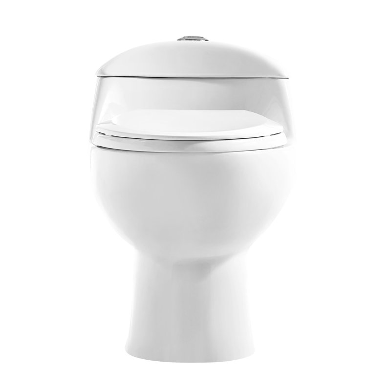 Château One-Piece Elongated Dual-Flush Toilet 1.1/1.6 gpf, Cotton White