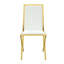 Chaises de salle à manger, chaises d'appoint avec structure en métal, sièges de salle à manger sans accoudoirs de luxe minimalistes pour la cuisine à domicile-828321225-828321226-828321227