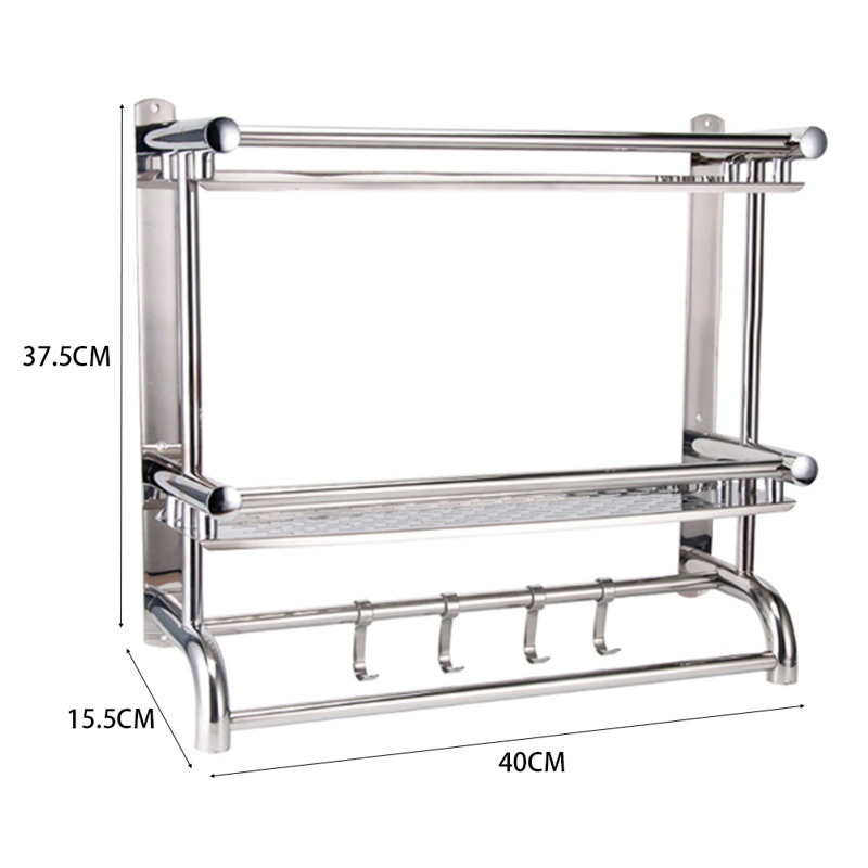 Deboris Stainless Steel Bathroom Shelves