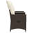 Vidaxl Reclining Garden Sofa Brown-116119958-116119959