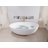Hangiri 66.5'' x 36.4'' Soaking Solid Surface Bathtub