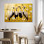Yellow Crested Cranes Canvas Animals Print by Oliver Gal-1380586895-1380586931