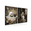 2 Piece Wrapped Canvas Wall Art