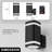 Night Lights Plug Into Wall, Dimmable Nightstand Light Light Sensor Square LED Sconces
