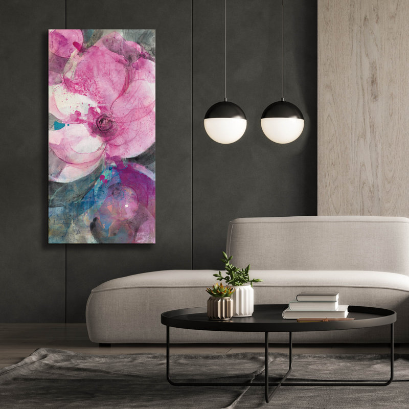  «Jewel Garden 1» par Albena Hristova, art mural sur toile, 30 po x 60 po
